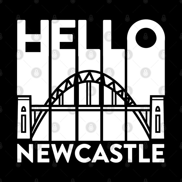 Hello Newcastle | Geordie Toon Army by Rixta Tees