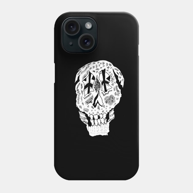 Hell Of Skull Phone Case by Riandrong's Printed Supply 