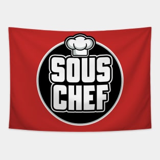 Sous Chef Matching Family Christmas and Thanksgiving Shirts Tapestry