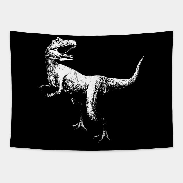 Allosaurus Tapestry by nickbeta