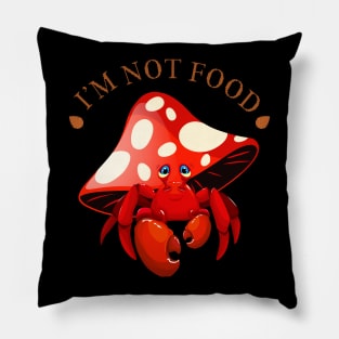 mushroom red Pillow