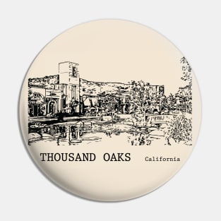 Thousand Oaks California Pin