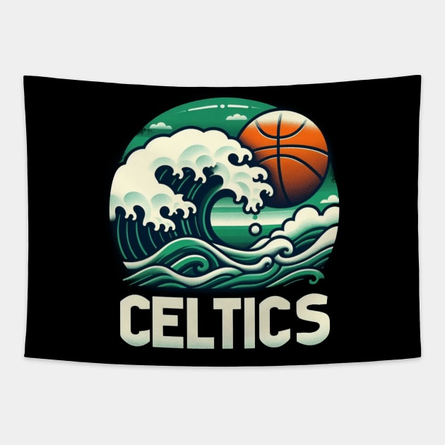 Boston Celtics Tapestry by DarkWave