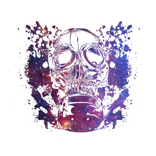 Gas Mask Galaxy by T73Designs