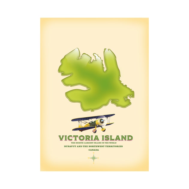 Victoria Island Canada map by nickemporium1