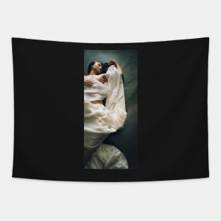 Female nude sleeping Tapestry