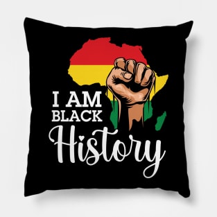 Afrinubi - I Am Black History Pillow