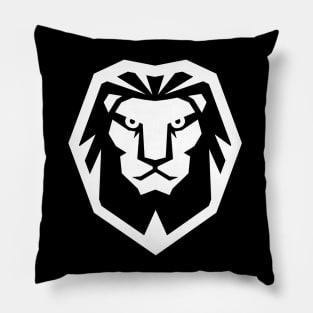 Lion Head Illustration Pillow