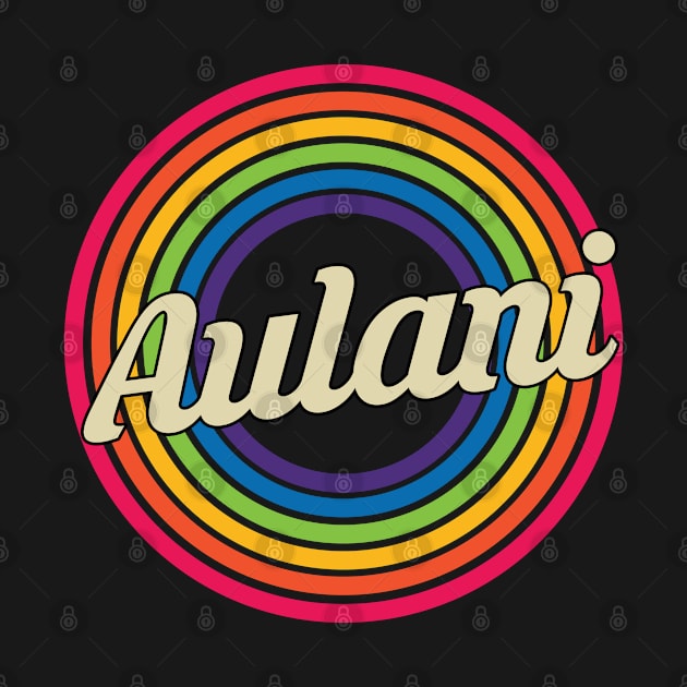 Aulani - Retro Rainbow Style by MaydenArt