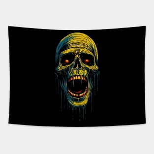 Creepy Skull Tapestry