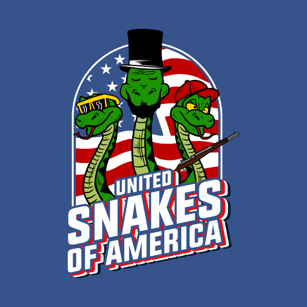 United Snakes Of America by dumbshirts