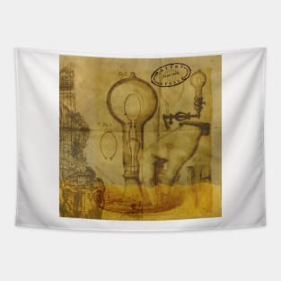 Steampunk Neck Gator Lamp Patent Steam Punk Tapestry