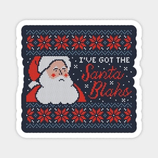 Santa Blahs Holiday Sweater Magnet