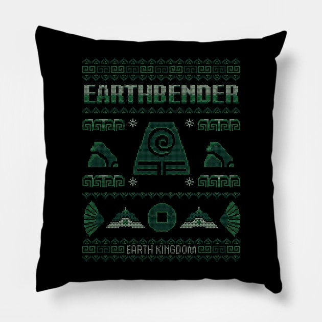 Earthbender - Earth kingdom - Avatar last airbender Pillow by Typhoonic