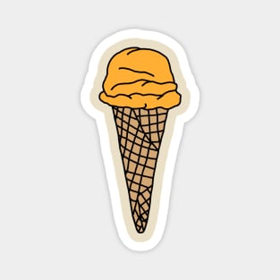 mango ice cream Magnet