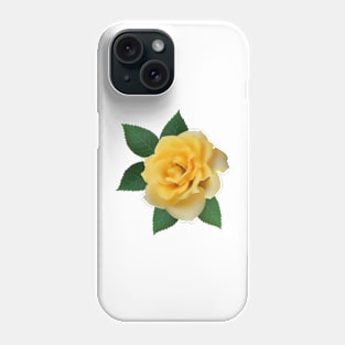 Beautiful light Yellow Rose Phone Case