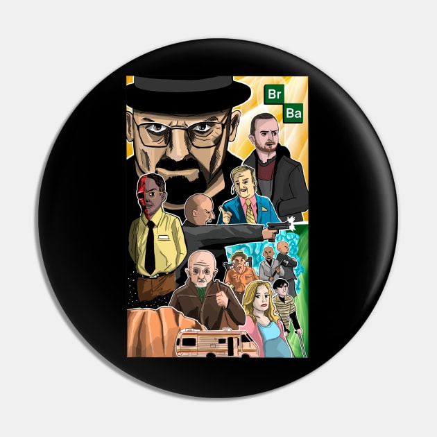 Breaking Bad Medley Pin by Noto Sauce