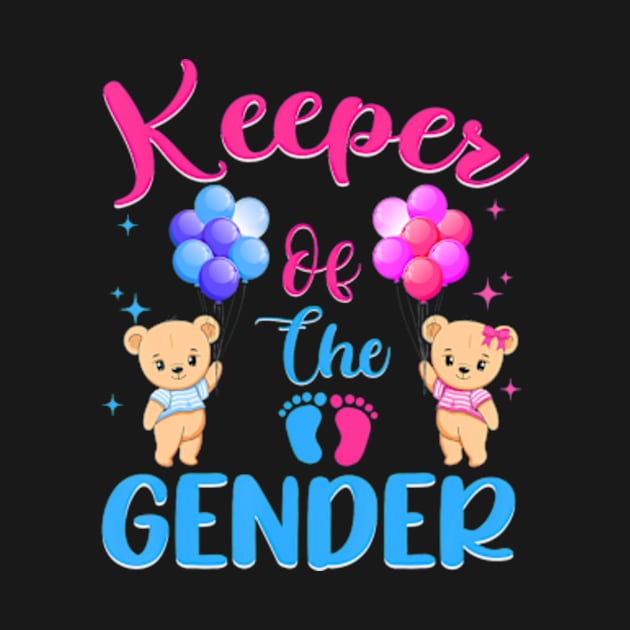 Keeper Of The Gender Reveal Baby Bear Balloons by Eduardo