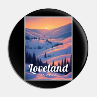 Loveland ski - Colorado usa Pin