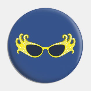 Yellow Glasses Edna Pin