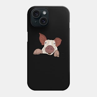 the curious pig Phone Case