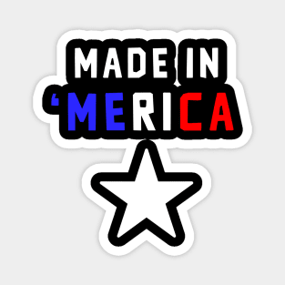 Merica 4th of July Star Design 1 Magnet