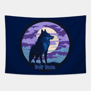 Wolf Moon Tapestry