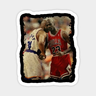 Charles Barkley #34 vs Michael Jordan #23 Magnet