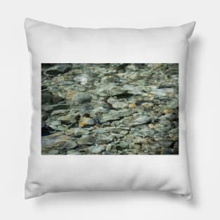 water over stones Pillow