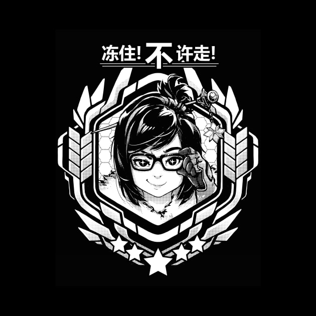 Mei "Freeze! Don't Move!" by RobotCatArt