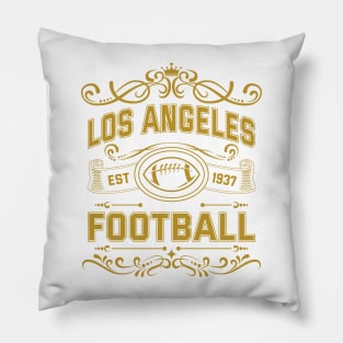 Vintage La Rams Football Pillow