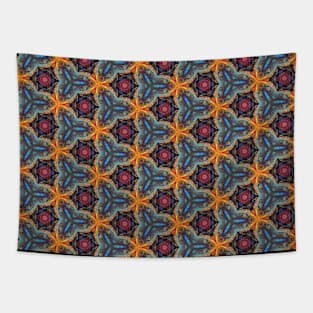 Kaleidoscope Triangles Tapestry