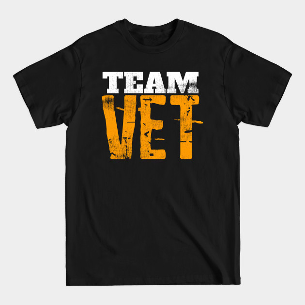 Disover V.E.T. Shirt TEAM VET T-Shirt Distressed - Vet - T-Shirt