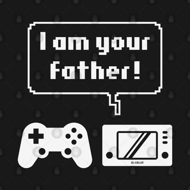 Controller Game Console Icons (I Am Your Father! / White) by MrFaulbaum