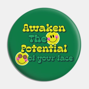 Awaken the Potential of Your Face Face Yoga Pin