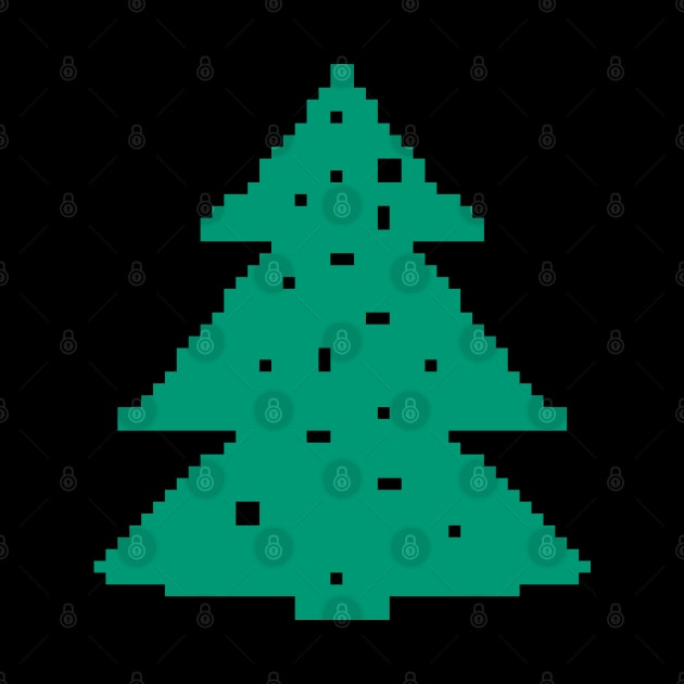 Christmas tree pixel art by Xatutik-Art