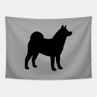 Akita Dog Breed Silhouette Tapestry