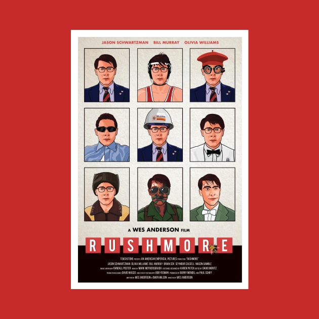 Rushmore alternative movie poster by chrisayerscreative