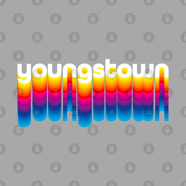 Hometown Pride - Youngstown Ohio - Rainbow Pride graphic by Vector Deluxe