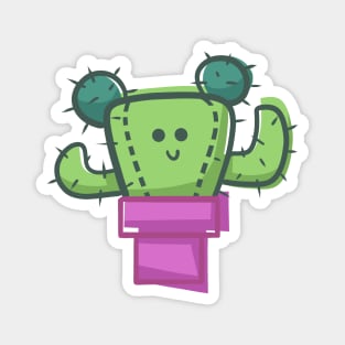 Cactus Family - Teen Girl Magnet