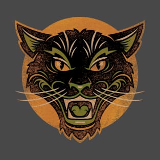 ORANGE HALLOWEEN CAT T-Shirt