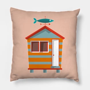 Beach Hut 2 Pillow