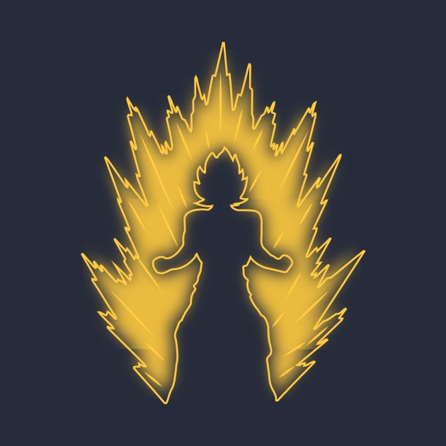 Minimalist Super Saiyan by PWCreate