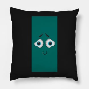 Cute doodle face Pillow