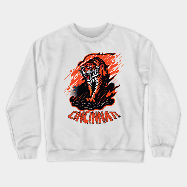 Cincinnati Bengals Crewneck Sweatshirt - TeeHex