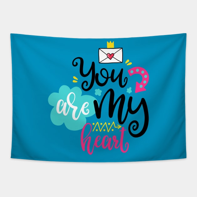 You are my heart Tapestry by ByVili