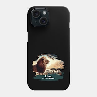 Lion - WILD NATURE - LION -19 Phone Case