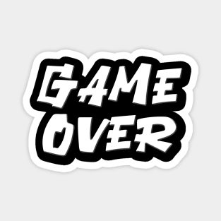 Classic Video Games Game Over Magnet