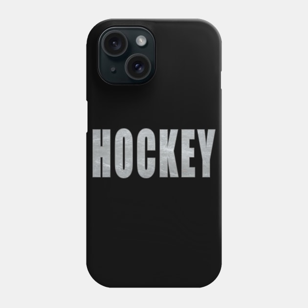 Hockey Rink Silhouette Phone Case by swiftscuba