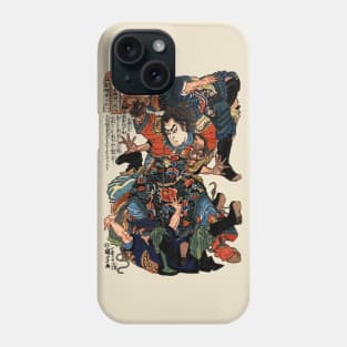 Japanese Ukiyoe by Utagawa Kuniyoshi Living Goddess of Lightning Phone Case